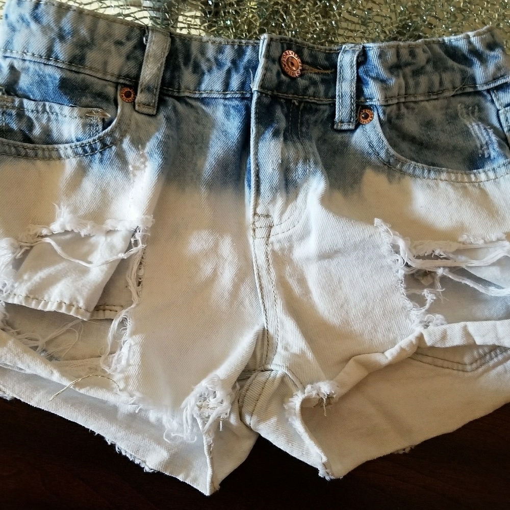 Forever 21 Girls Ombre Shorts